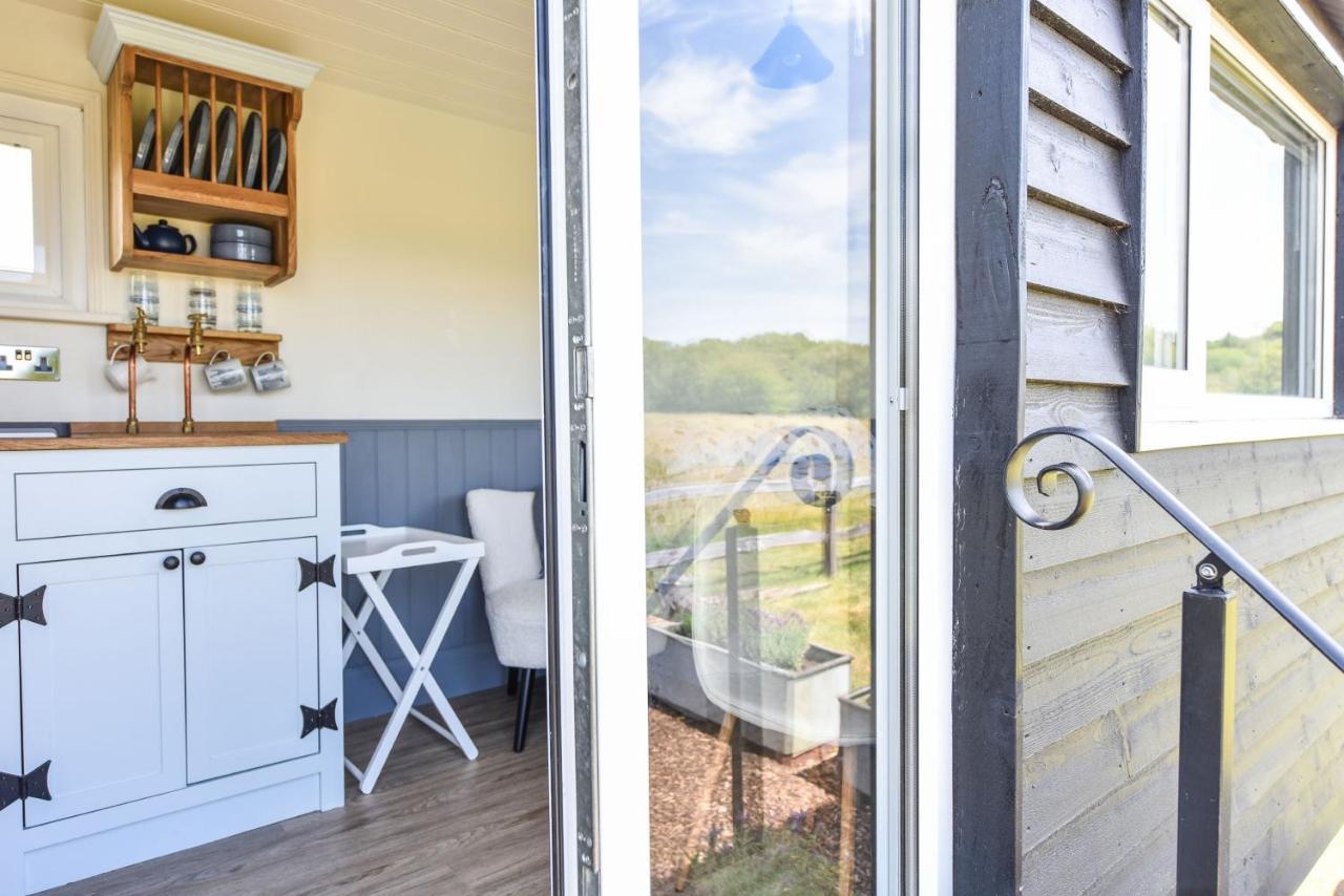 Crabden Shepherd Hut - Blendworth Villa Waterlooville Dış mekan fotoğraf
