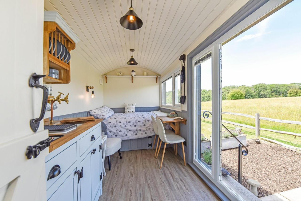 Crabden Shepherd Hut - Blendworth Villa Waterlooville Dış mekan fotoğraf
